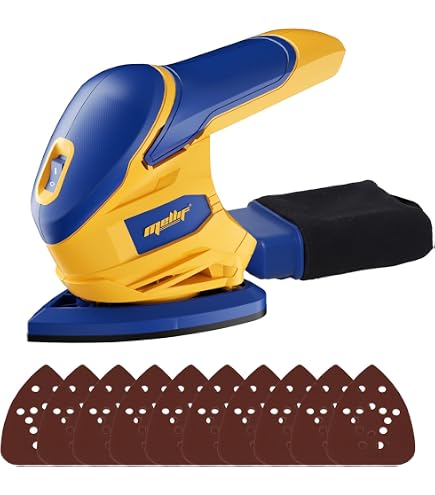 Palm Sander Sandpaper WEN 20401SP240 240-Grit Hook And Loop Palm Sander ...