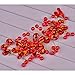 LOHOME Ladies Pretty Red Rhinestone Handmade Headdress Bridal Wedding Flower Pearls Headband