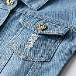 Toddler Baby Denim Jackets Button Down Jeans Coat