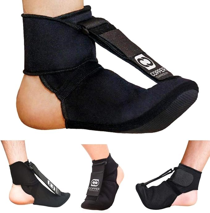 Copper Compression Plantar Fasciitis Night Splint Sock