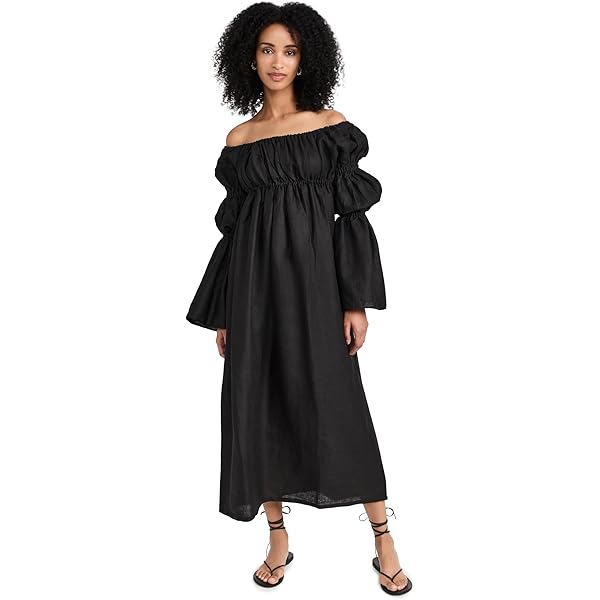princess polly baby blue dress En Saison Women's Black Darcy Mixed Media Tulle Gown
