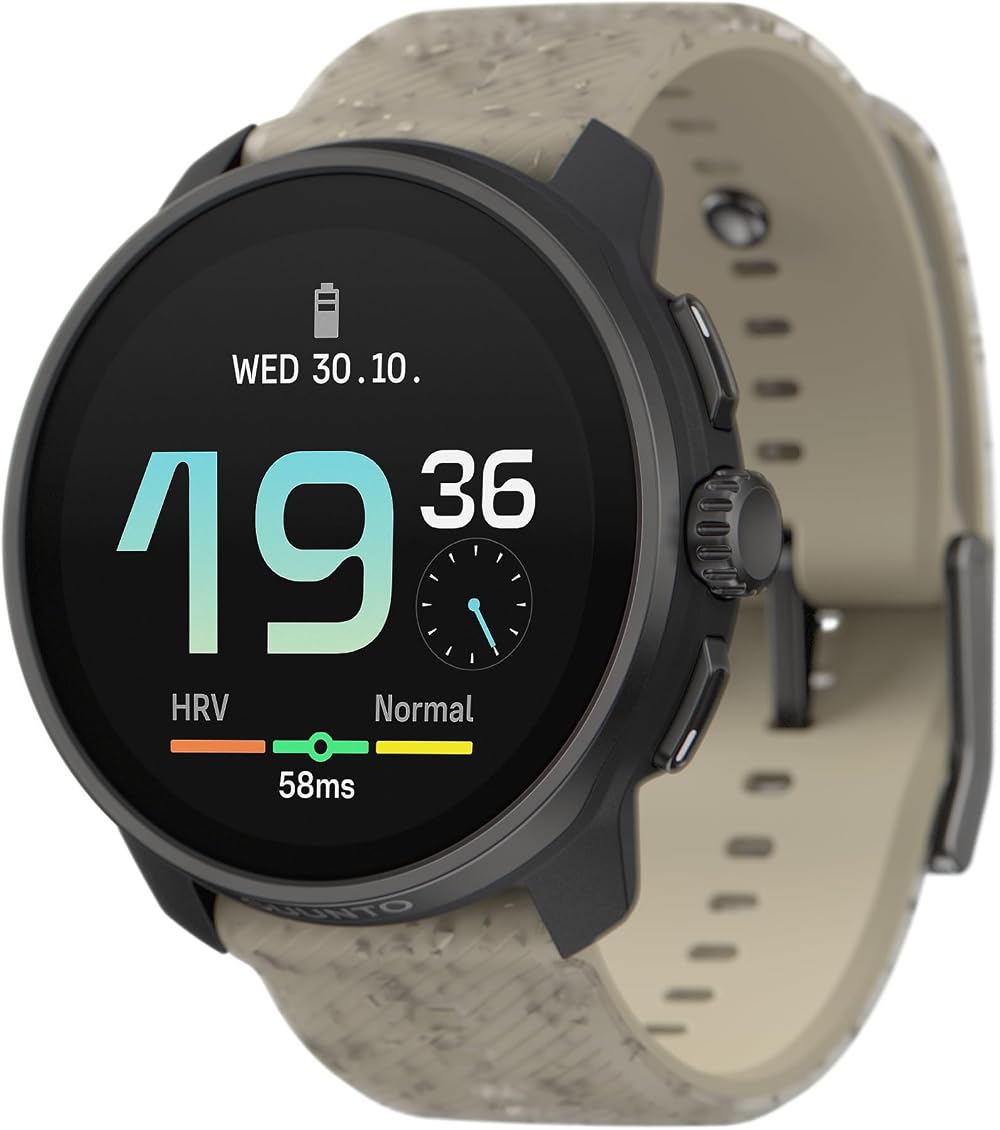 Suunto Race S GPS Sports Watch High-Res AMOLED Touchscreen Dualband GNSS Gravel