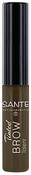 SANTE Naturkosmetik Tinted Brow Talent 02, Augenbrauenmascara für Brownies, Bringt Brauen in Form & füllt Lücken auf, Vegan, 