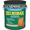 Minwax Water Based Helmsman Spar Urethane, Gallon, Semi-Gloss