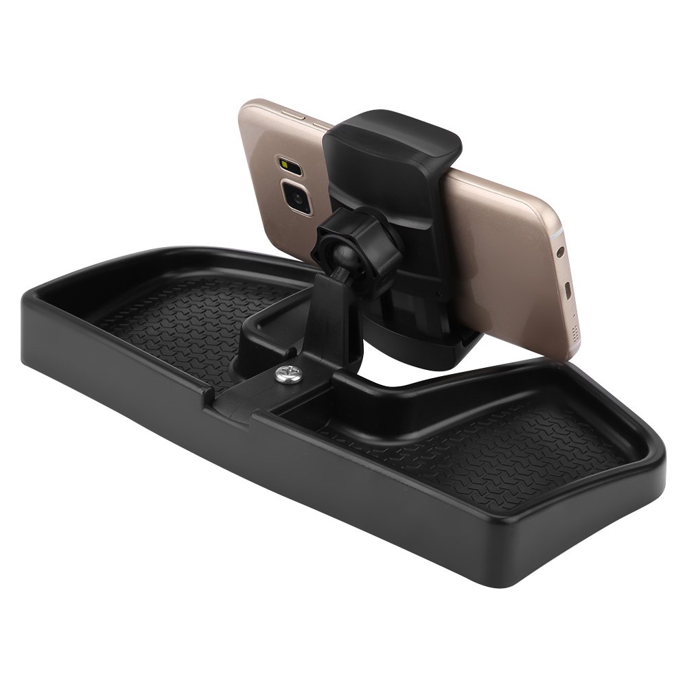 360°Rotating Phone Holder for Car Phone Holder Car Mount Cell GPS Support With ABS Storage Box interior and exterior modification interior and exterior modification