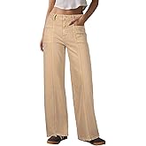 Sidefeel Womens Wide Leg Jeans High Waisted Stretchy Straight Leg Baggy Denim Pants