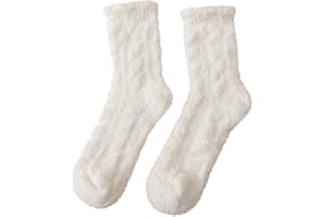 Warm & Cozy Gifts for Women, Fluffy Fuzzy Sock, Plush Sleeping Slipper Socks, Soft Warm Fabric