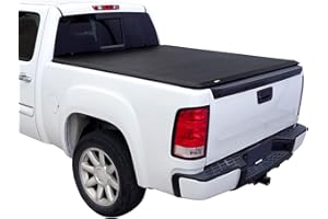 Amazon Basics Soft Roll-Up 6.5 feet Truck Bed Tonneau Cover for 2014-2019 Chevy Silverado, GMC Sierra 1500, 2015-2018 Silverado Sierra 2500 3500 HD, Fleetside