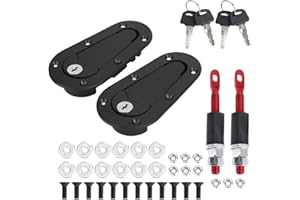 Hood Pins Bonnet Latch, Carbon Fiber Racing Car Hood Pin Universal Bonnet Latch Lock Kit with Keys