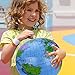 Pangda 8 Pack 16 Inch Inflatable Globe Blow up World Globe PVC Inflatable Earth Beach Ball for Playing or Teaching, Beach Ball for Kids Party Bags Summer Pool