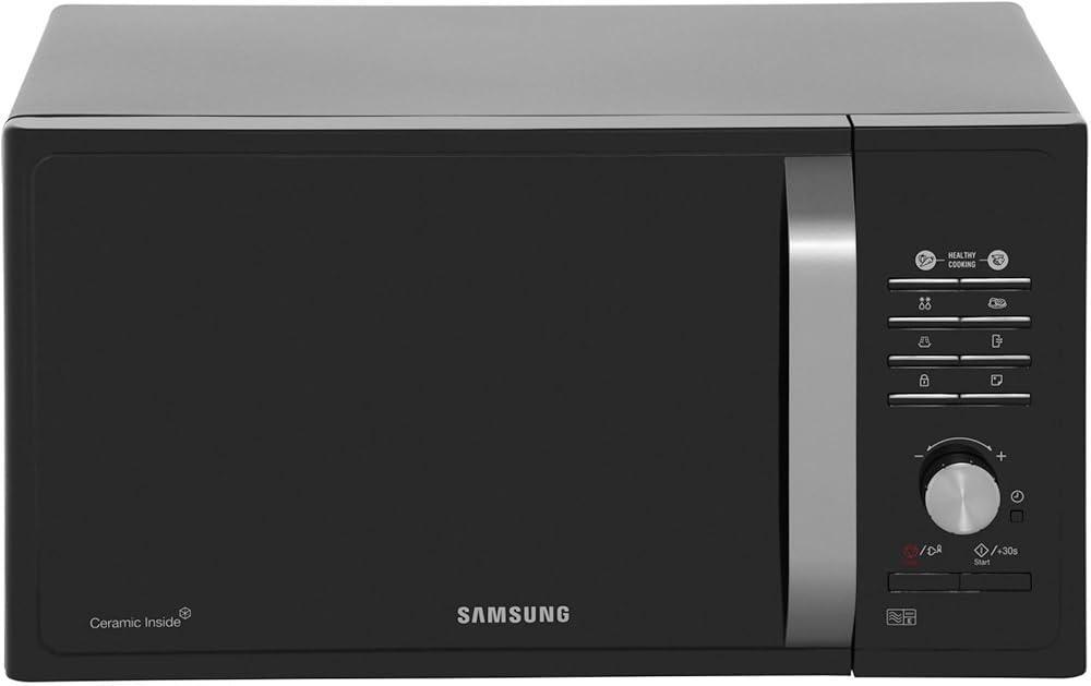 Samsung MS23F301TAK 800W Solo Microwave 23L Black - Even Cooking