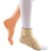 CircAid JuxtaFit Premium Adjustable Interlock Ankle Foot Compression Wrap | Interlocking ankle foot compression wrap with adjustable heel band, lightweight fabric, and reusable latex-free construction.