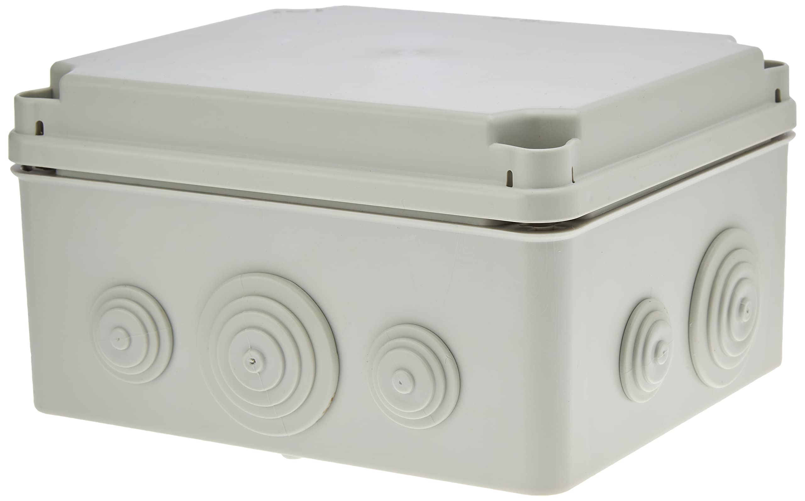 Ide IDE IP65 Watertight Shunt Box with Opaque Lid and Cones, 151mm x 175mm x 95mm, grey, 1