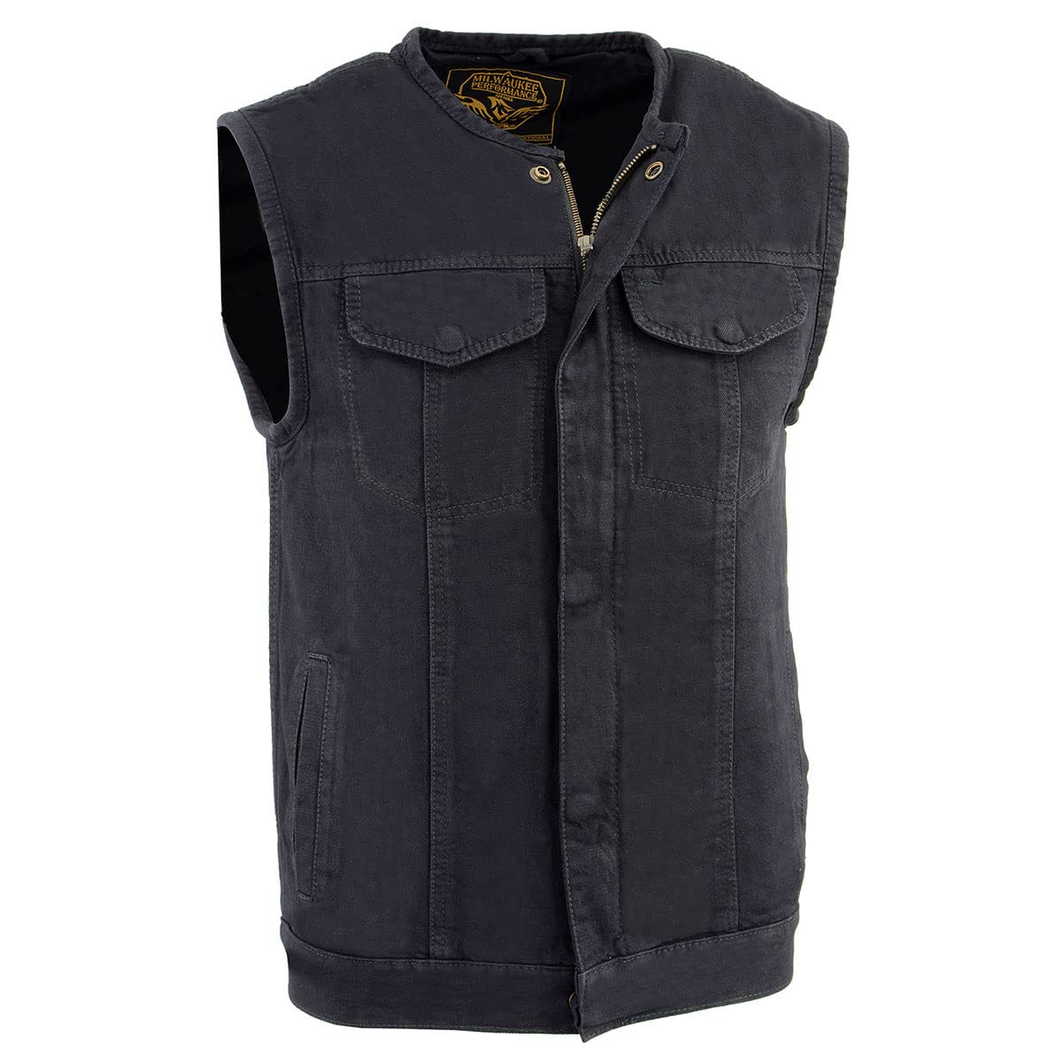 Denim Vest Amazon Motorcycle Vest Outlaw Biker Vest Leatherick Men