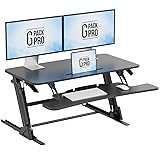 G-PACK PRO Standing Desk Converter – 38" Wide