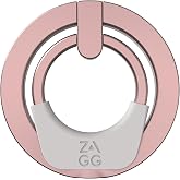 ZAGG Ring Snap 360 Magnetic Ring Accessory, Rose Gold | 360-Degree Rotation, Secure Hold with Kickstand, Super Strong Magnet; for MagSafe &amp; Snap Compatible Devices