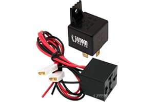 Vixen Horns 4-PIN Horn Relay 30A/12V with 4-PIN Pre-Wired Quick Connect Relay Plug/Socket VXK7801