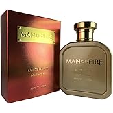 YZY Man On Fire Pour Homme Eau de Parfum Spray, 3.3 Ounce