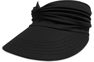 aoozleny Womens Wide Brim Sun Visor Hat, Summer Beach Sport Cap