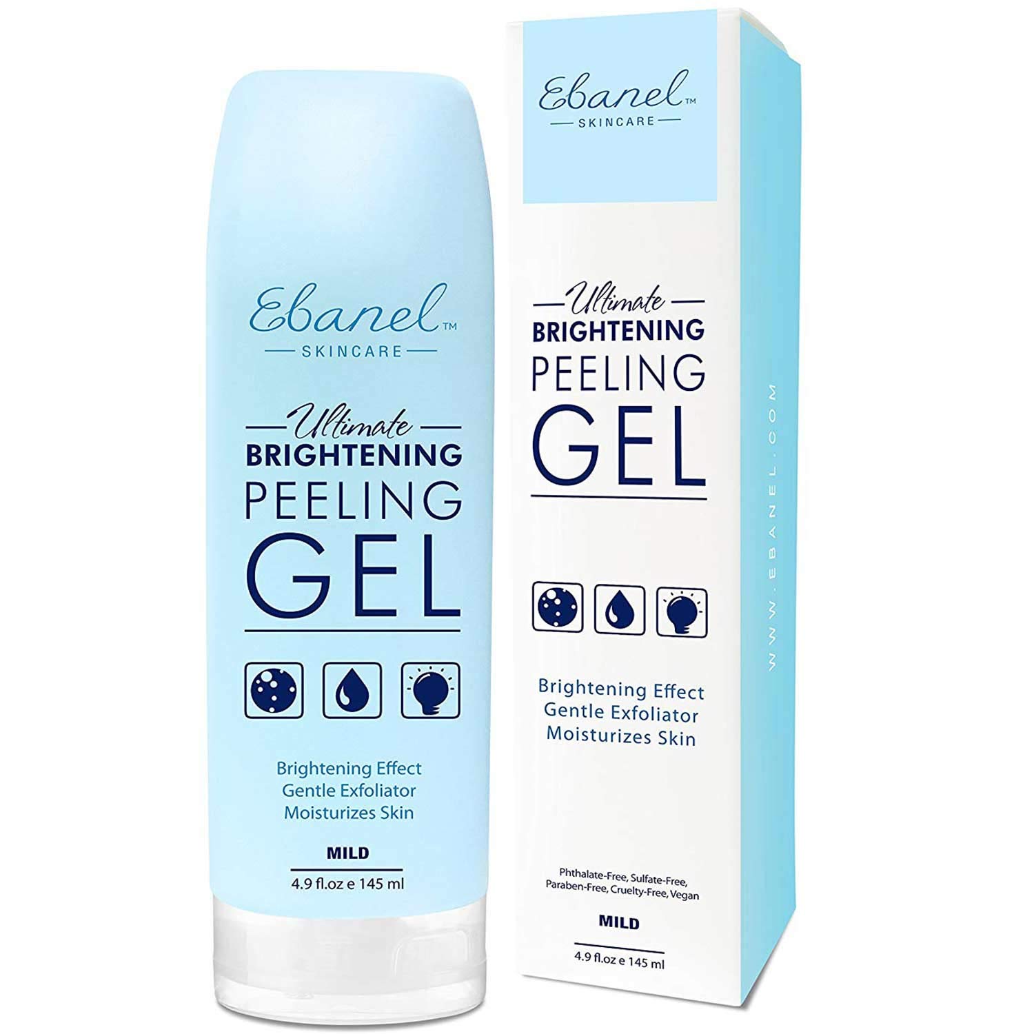(4.9 fl.oz / 145ml) Ebanel Ultimate Brightening Peeling Gel - Gentle Exfoliator