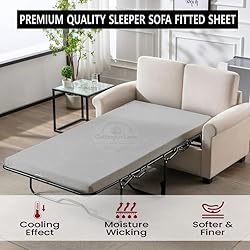 Sleeper Sofa Fitted Sheet Full Size - 100% Egyptian