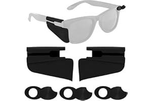 Goktvai Glasses Side Shields for Meta Skyler/Headliner, Clip on Safety Smart Glasses Accessories with Camera Privacy Covers f