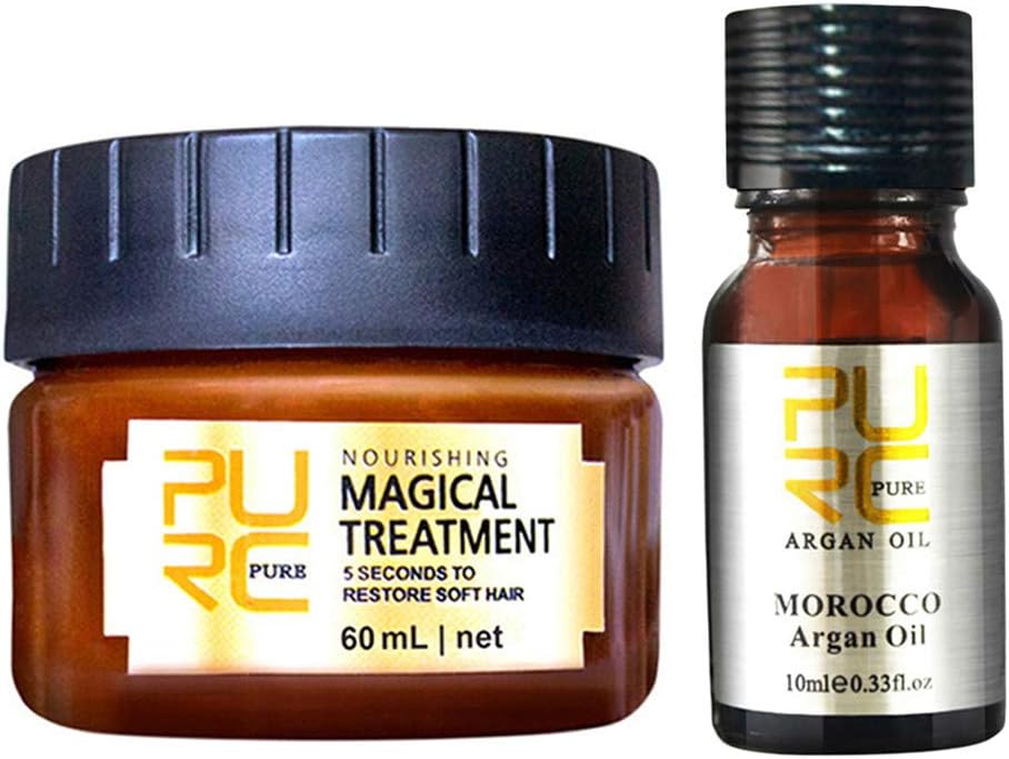 Guo Nuoen Treatment Capillary Hair Mask Smooth Conditioner Repair Root Growth Care Recovery Deep Nourish + Essential Oil