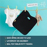 Koo-Di Oopsie Do Do Baby Car Seat Protector & Pushchair Liner Black XL view 5