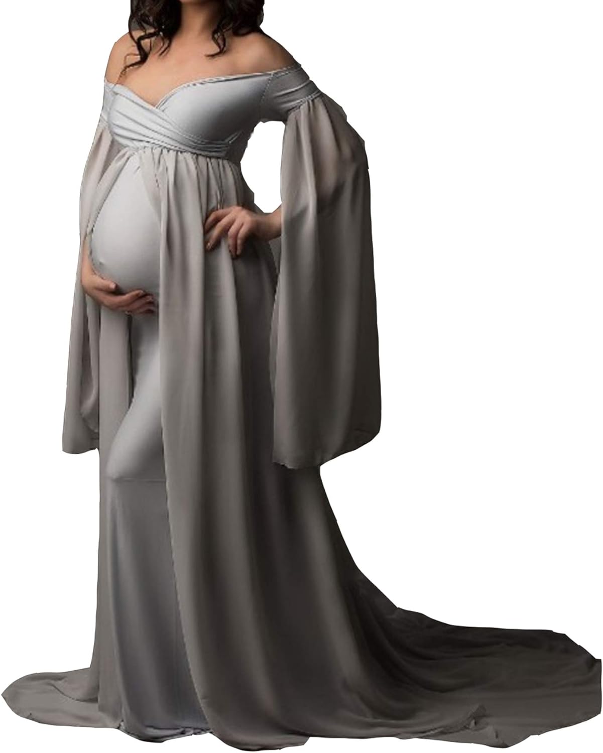 elegant evening dresses for pregnant