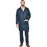 Bulwark FR mens Fr Concealed Snap-front Lab Coat