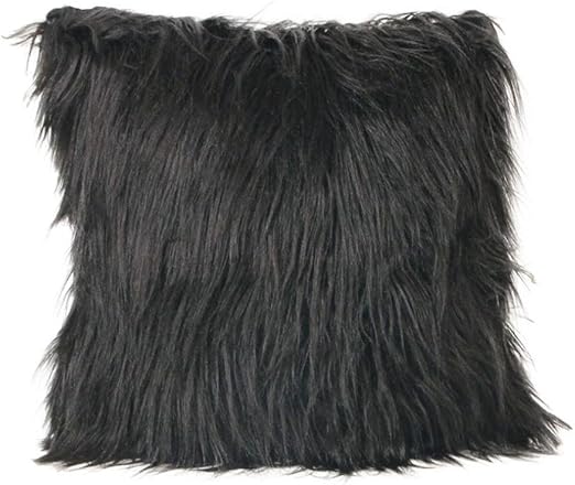 Amazon Com Leewos Throw Cushion Cover Plush Furry Pillow Case