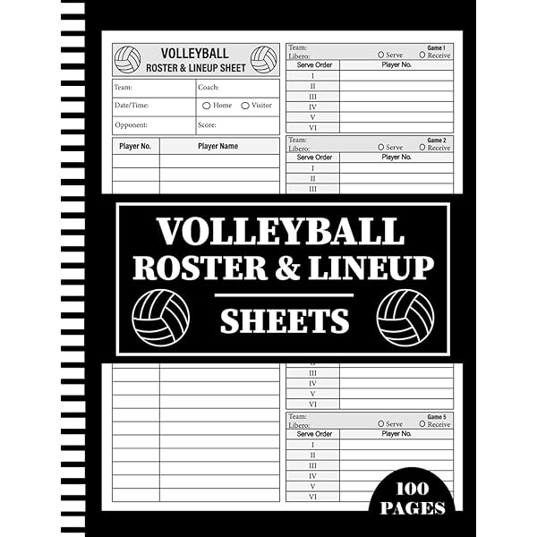 amazon-com-volleyball-lineup-sheets-this-a-book-filled-with-120-blank-volleyball-lineup-sheets-for-coaches-publishing-a-new-better-me-books for Free Printable Volleyball Lineup Sheet Amazon.com: Volleyball Lineup Sheets: This a book filled with 120 blank volleyball lineup sheets for coaches: Publishing, A new Better Me: Books for Free Printable Volleyball Lineup Sheet