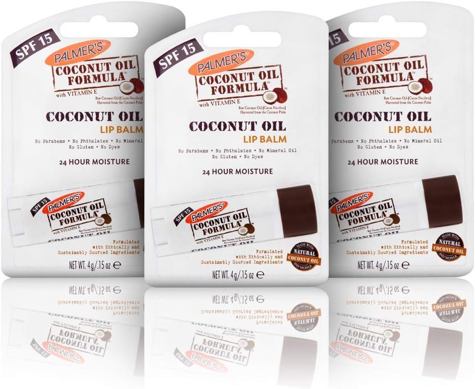 Palmer's Coconut Oil Lip Balm Multi Pack 3 x 4g Coconut Formula
