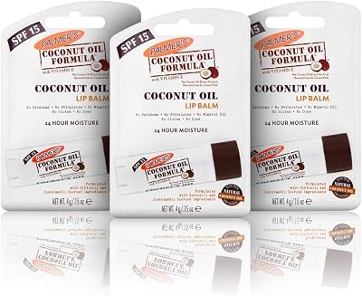 Palmer's Coconut Oil Lip Balm Multi Pack 3 x 4g Coconut Formula