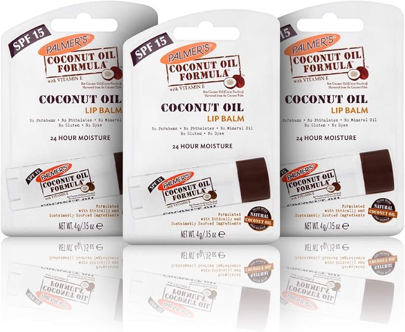 Palmer's Coconut Oil Lip Balm Multi Pack 3 x 4g Coconut Formula