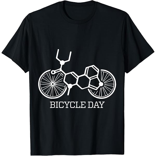 Amazon.com: Bicycle Day 1943 LSD Acid Hofmann Trip t-shirt T