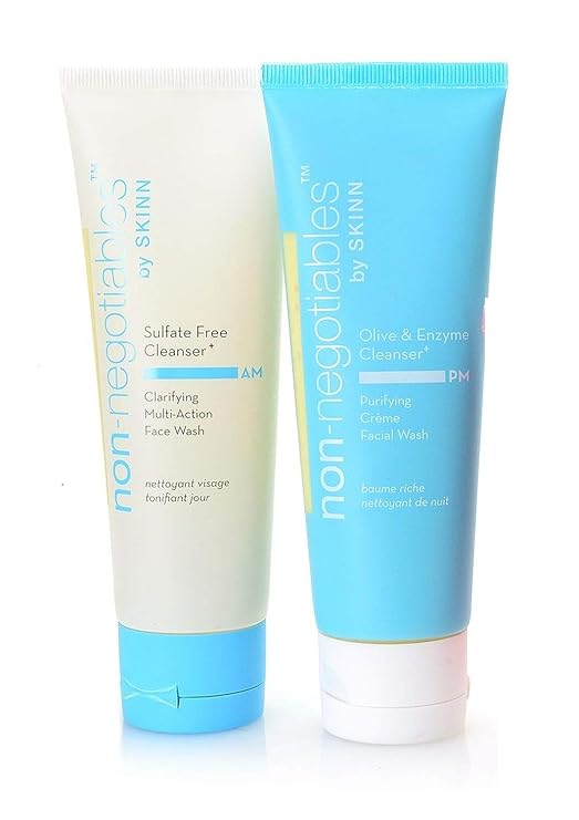 Skinn Cosmetics AM & PM Cleansing System Duo 4 oz Each