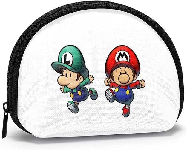Amazon Danesi スーパーマリオ ファスナー付き ミニポーチ 化粧ポーチ 小銭入れ 財布 レディース 子ども カード収納 誕生日 プレゼント おしゃれ かわいい キャラクター 男女兼用 グッズ Danesi 小銭入れ