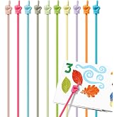 Dumero 10pcs Finger Pointer for Classroom, Reading Pointers for Kids, Hand Pointing Stick, Teaching Finger Class Pointer for Teachers, Classroom Teacher Must Haves Supplies Essentials