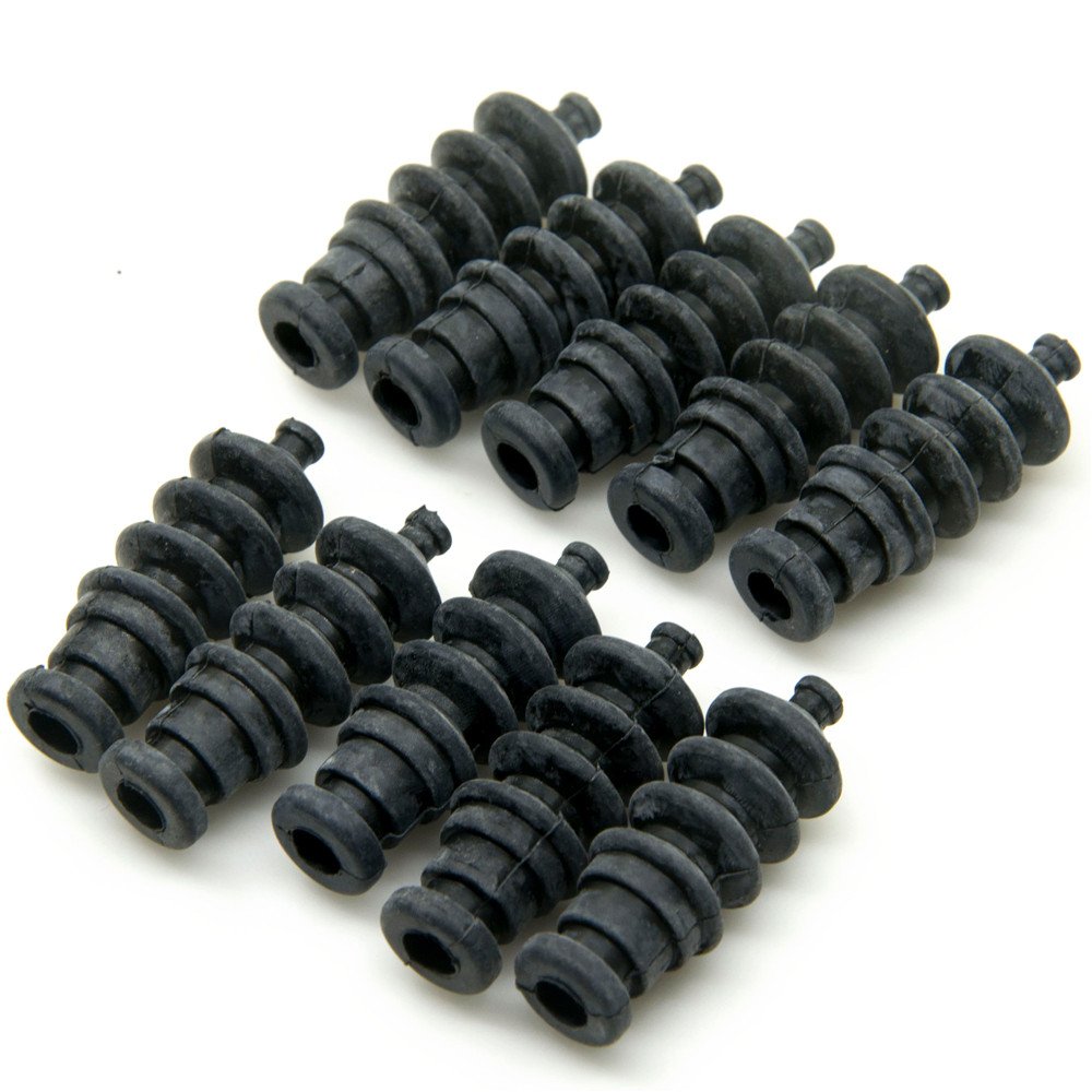 Que-T 10pcs 10 Waterproof Push Rod Rubber Seal Bellow 37mm for RC Boat商标所有者VX: djddbyd