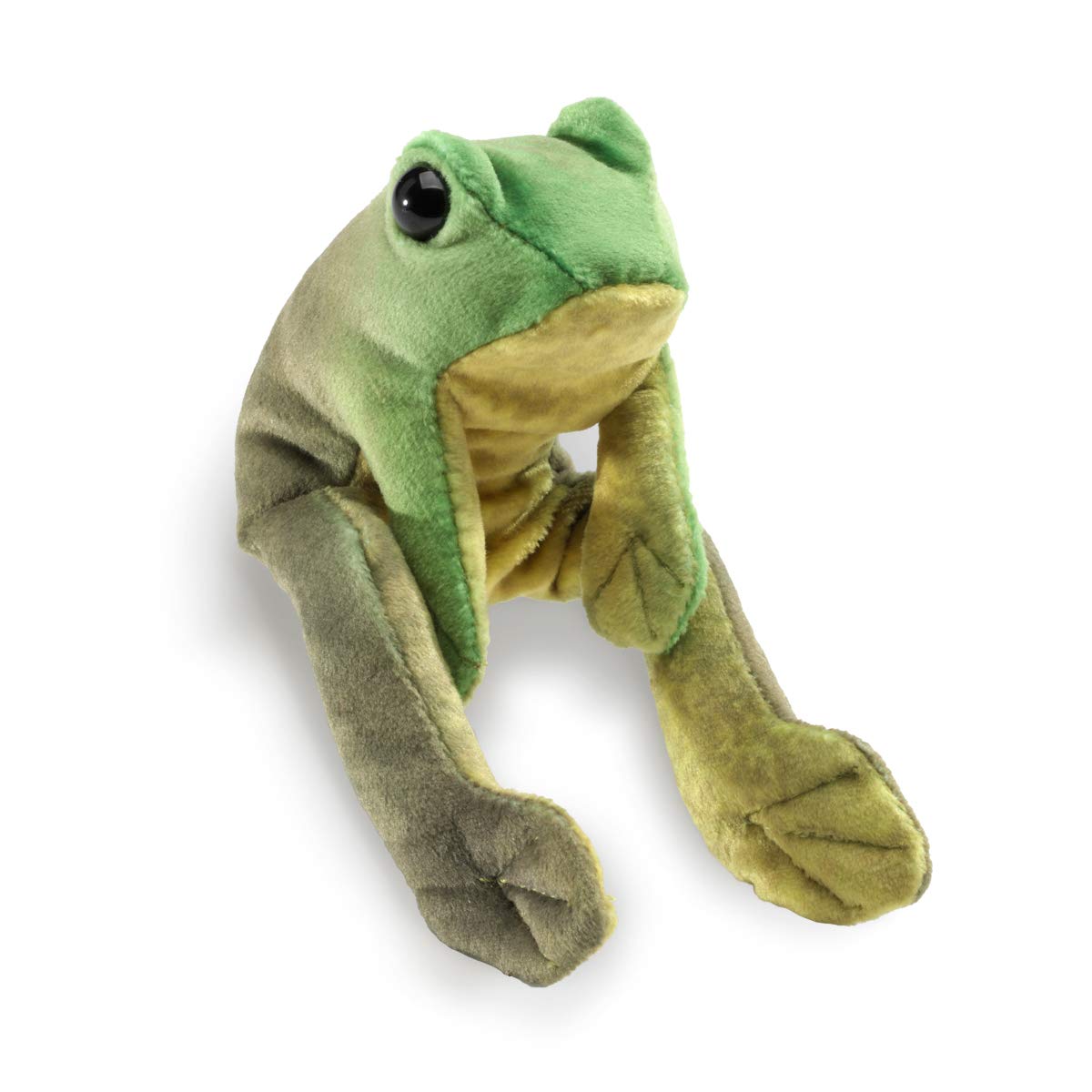 Folkmanis Mini Sitting Frog, Green/A