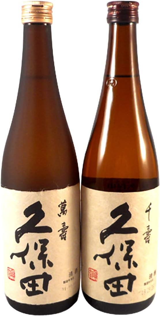 Amazon お中元 プレゼント ギフト 久保田セット 久保田 萬寿 千寿 1800ml2本 日本酒セット 純米大吟醸酒 通販