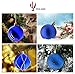 Yoland Christmas Ball Shatterproof Painting Hangings Festive Decoration Party Tree Pendants Ornaments for Garden, Party, Indoor and Outdoor Décor Pack of 16pcs (60mm/2.36