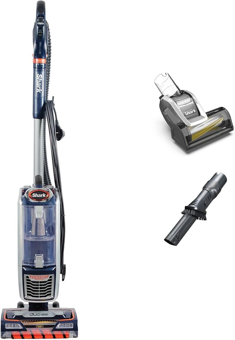 Shark Corded Upright Vacuum NZ801UKT DuoClean Anti Hair Wrap 750W Navy