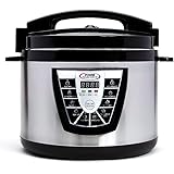 Power Pressure Cooker XL XL 10-Quart Electric Pressure, Slow, Rice Cooker, Steamer & More, 7 One-Touch Programs, Silver