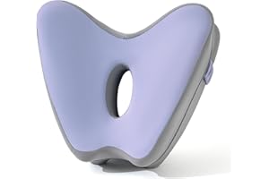 UJPFEO Knee Pillow For Side Sleepers,Leg Pillows Relief From Knees,Sciatica,Hips,Joints Between Legs,Back Pain When Side Sleeping,Cooling Memory Foam Leg Alignment Knee Support Pillow With Strap Purple