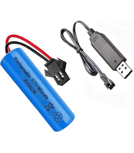 Amazon.com: XYHJUAS 3.7V 1200mAh Li-ion Battery Pack 18650 * 1