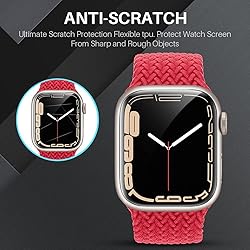 LϟK 8 pack TPU Screen Protector for Apple Watch