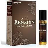 Benzoin Resin Essential Oil Roll-On Blend by Aromafume | 1 x 10ml / 1 x 0.33 Fl Oz | Made with Styrax, Native to Indonesia | for Meditation, Spiritual Awakening, Prayer and Wellness