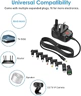 Outtag 12W Universal AC/DC Power Adapter 3V-12V 8 DC Plugs 1A view 6
